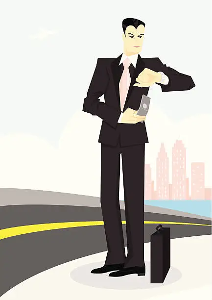 Vector illustration of Businessman