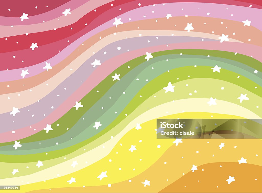 Colorful Background Rainbow illustration  Child stock vector