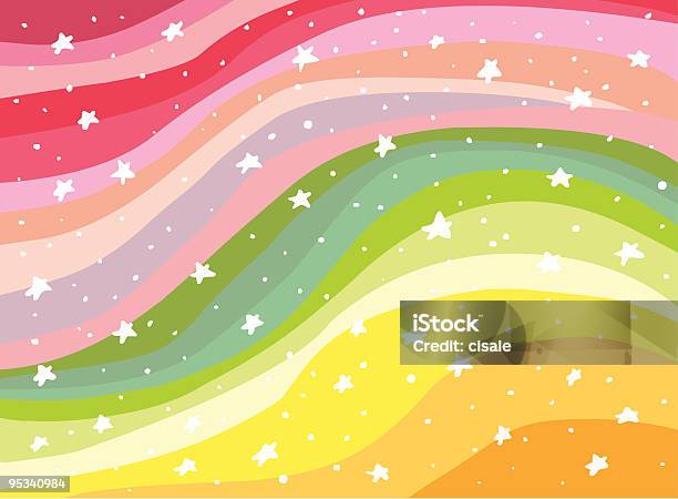 Colorful Background Rainbow Illustration Stock Illustration - Download Image Now - Child, Backgrounds, Pattern