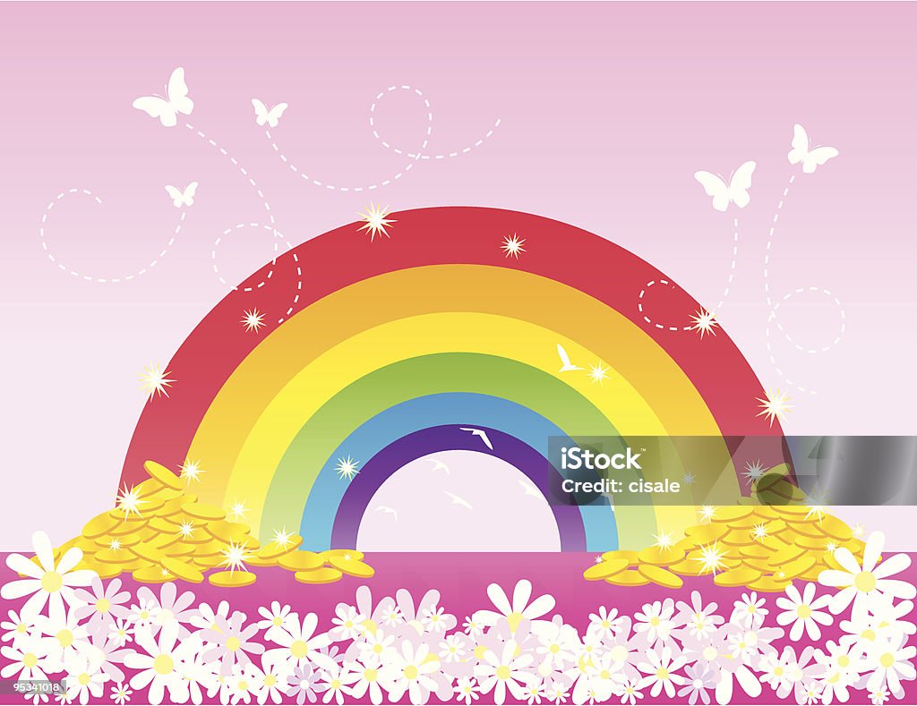 Gold Color Spring Shape Spring Background Stock Illustration - Download Image Now - Gold ...