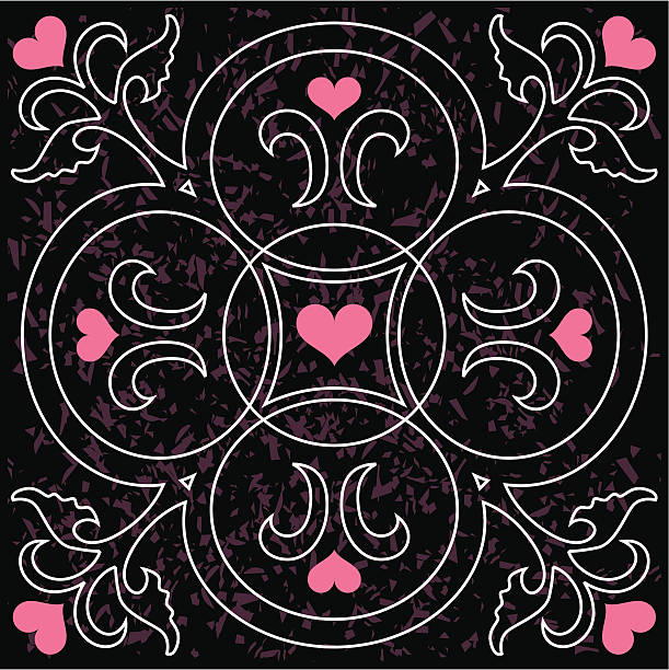 Pattern Heart  photoshop texture stock illustrations