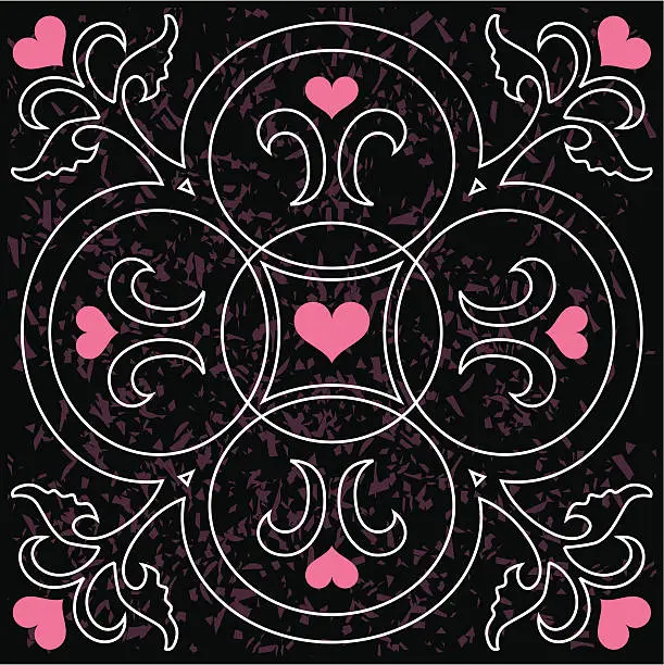 Vector illustration of Pattern Heart