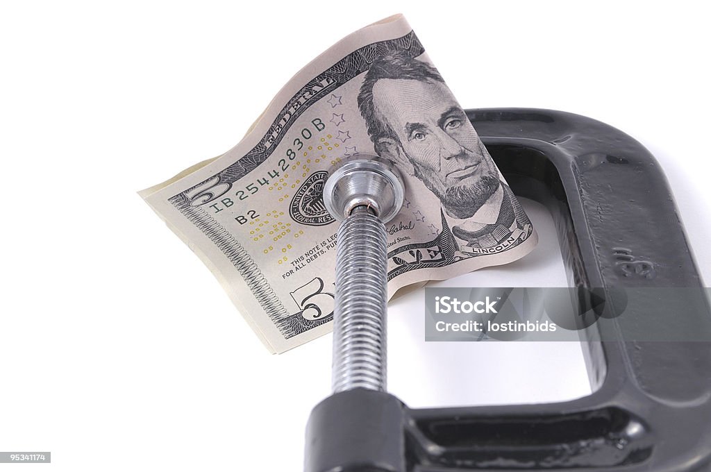 Finacial давление Cloae up - Стоковые фото Американская валюта роялти-фри