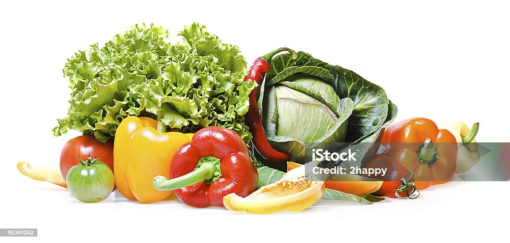 Овощи изолированы - Стоковые фото Без людей роялти-фри