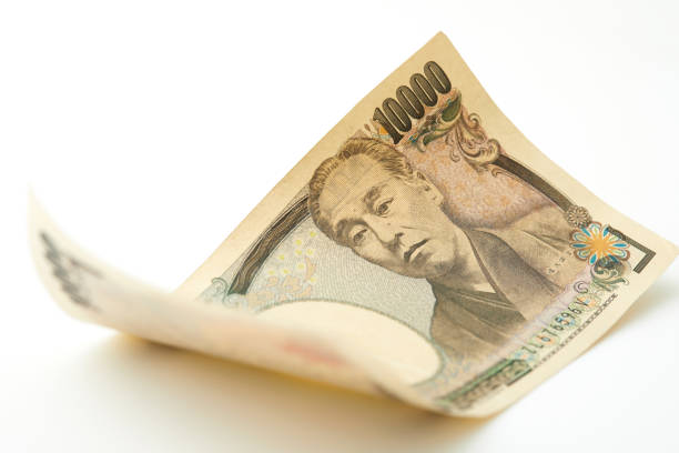 japanese 10000 yen on white