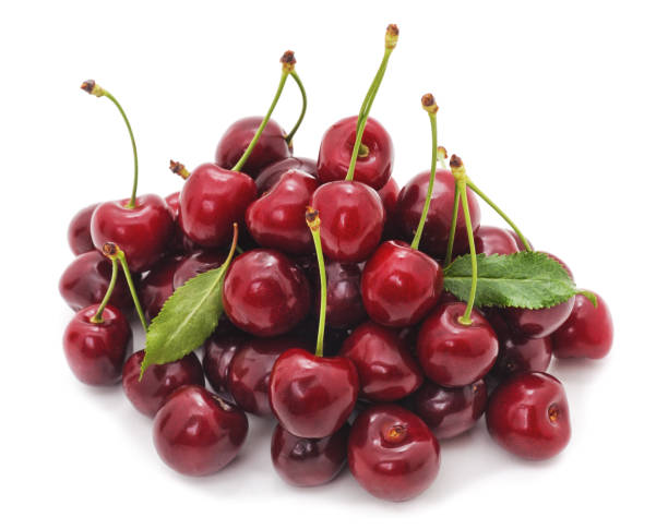 istock Group of red cherries. 953437544