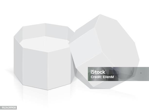 Octagonal Box Grid Octagonal Box For Your Design Stock Illustration - Download Image Now ...