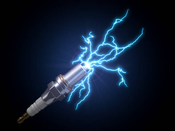 istock automotive spark plug. 3d illustration 953441068