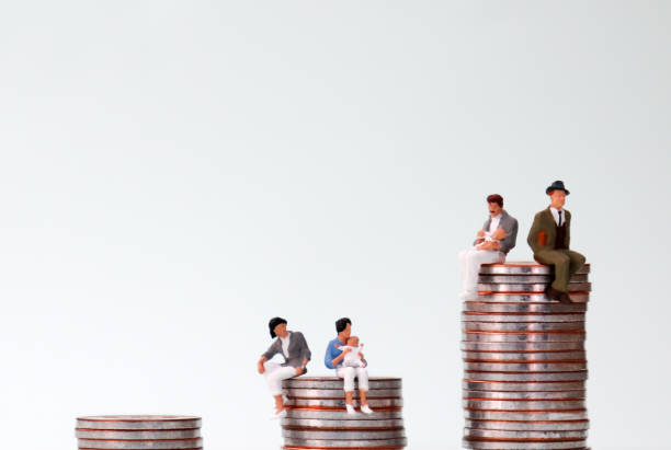 istock Discriminatory treatment concept for women and men at work. 953444206
