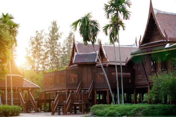 Traditional thai country house , Thailand.
