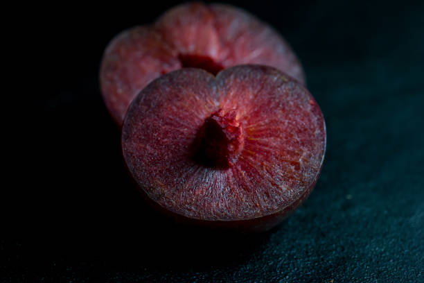 Fresh plums fruit