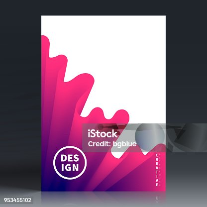 istock Brochure template layout, cover design, business annual report, flyer, magazine 953455102