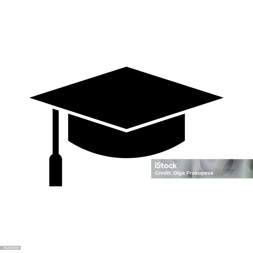 graduation cap symbol stock vector Graduation stock vector