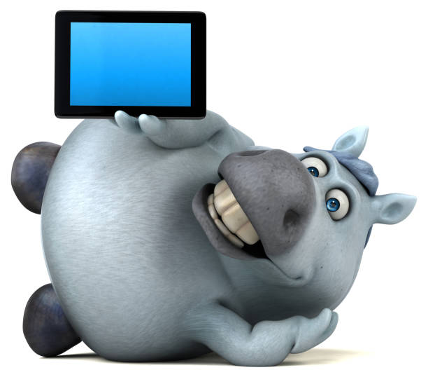 istock Fun horse - 3D Illustration 953457840