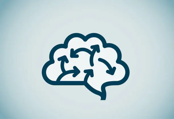 Vector illustration of brain