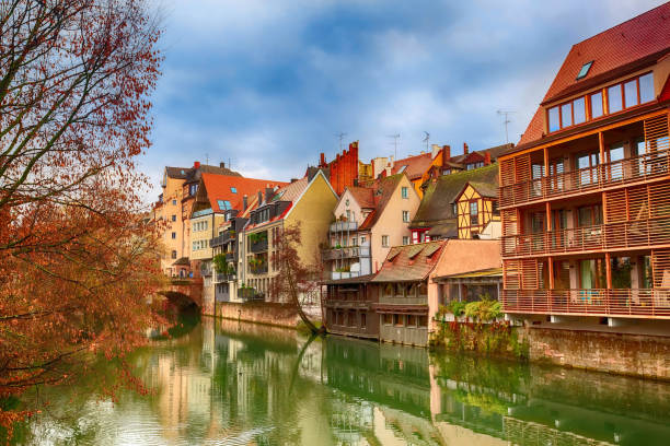 istock Old buildings and bridge. Nuremberg, Germany 953467978