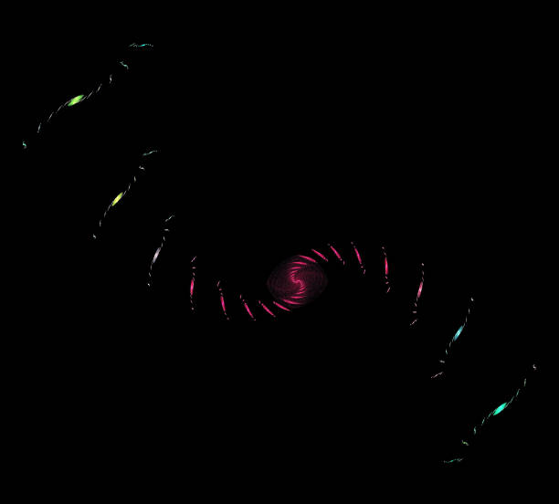 istock image of one Digital Fractal on Black Color 953472890