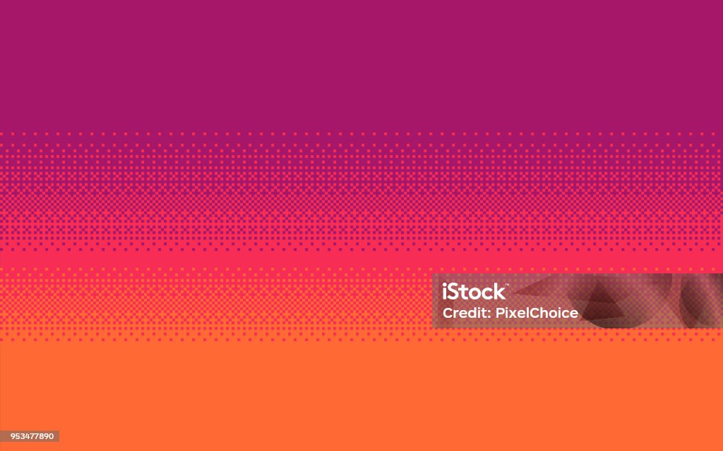 Pixel art dithering background. Pixel art dithering background in three colors. Backgrounds stock vector