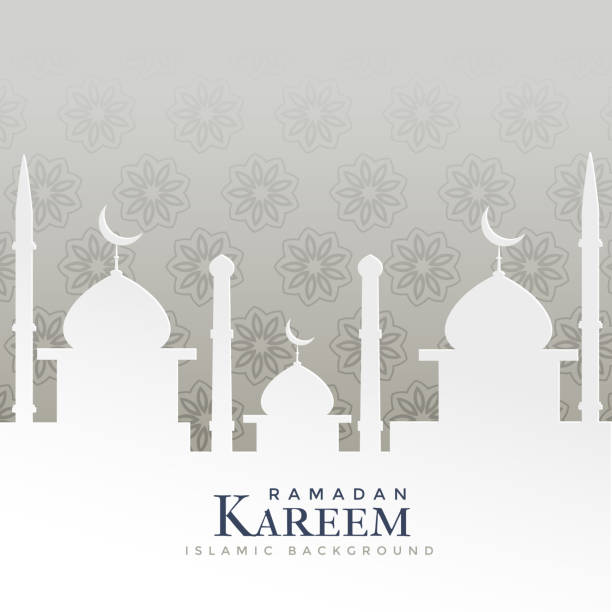 istock ramadan kareem festival design with mosque silhouette 953479682