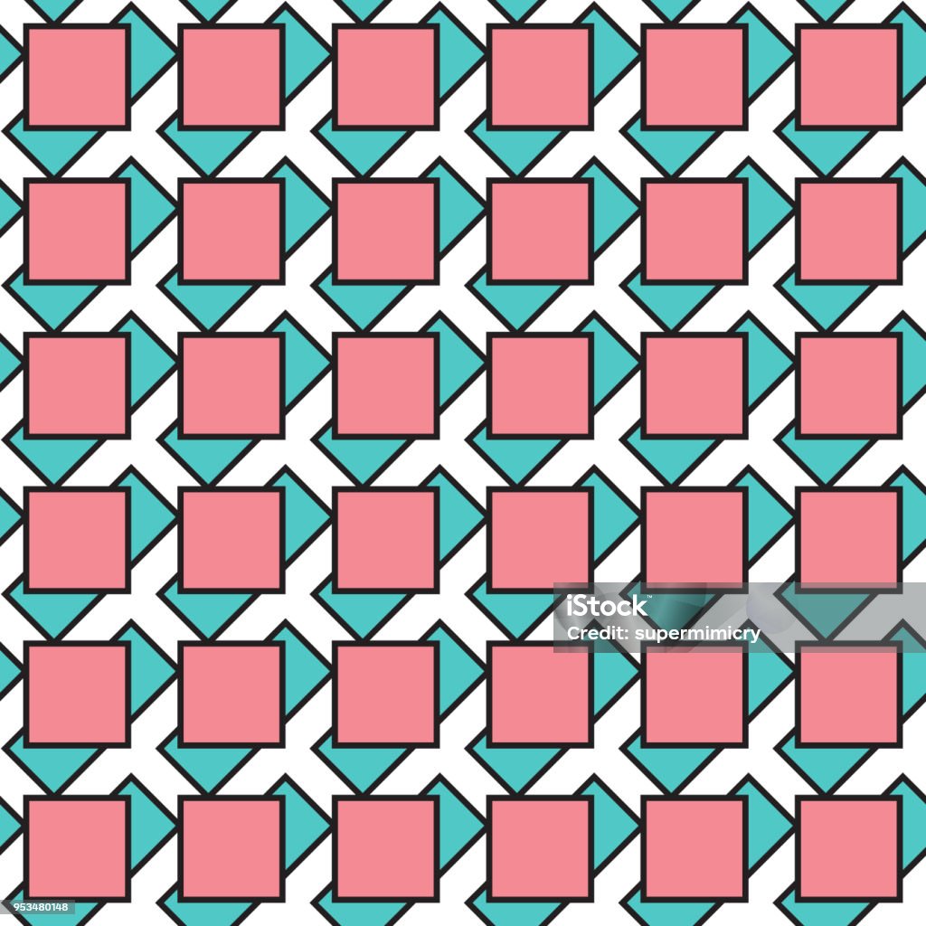 Swatch Pattern Seamless Geometric Vector Fabric Swatch Pattern Stock Illustration ...