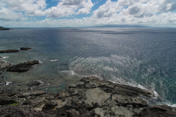 istock Viwe to Iriomote island from Uganzaki (Ishigaki island) 953480604
