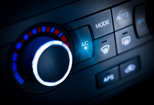 car air conditioner - car air conditioner vehicle interior driving imagens e fotografias de stock
