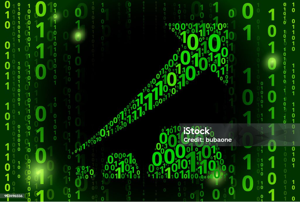 Gold Bars Binary Code Vector Pattern Background Stock Illustration ...