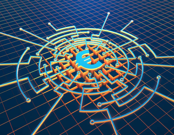 istock Financial Electronic Technology, Circuit Boards and euro 953501184