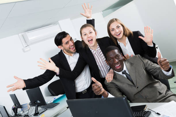 istock friendly group of managers  in the office 953508290