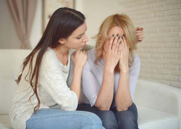 istock Mom and daughter ( sadness) 953509960
