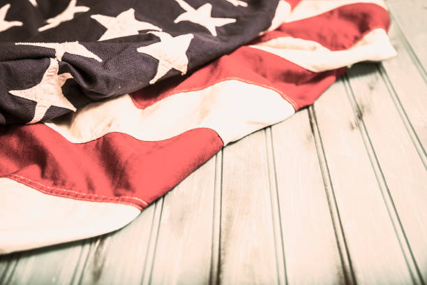 istock USA flag background for Memorial Day, July 4th. 953513214