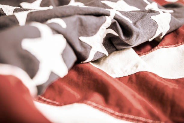 istock USA flag background for Memorial Day, July 4th. 953513642