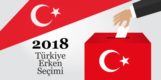 istock elections in Turkey 2018. Turkish: Early Election 2018. Ballot Box and Turkish Flag Symbol. 953515132