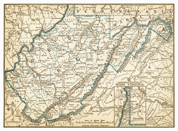 New Pocket Atlas  / Rand, McNally & Co -1893