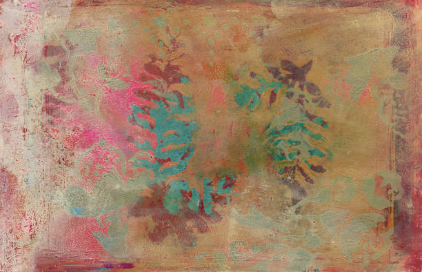 istock Grungy textured background with slight floral texture 953519308