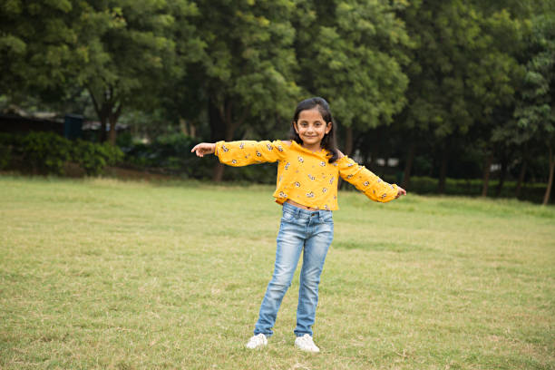 girl, casual-dress,  park,