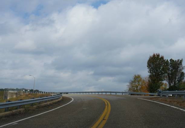 istock Winding upward road in a state park 953525480
