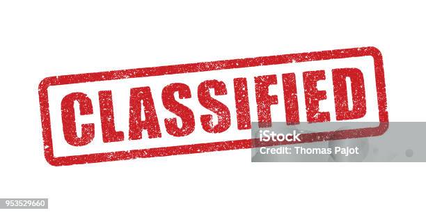 Classified Ink Stamp Stock Illustration - Download Image Now - Classified Ad, Rubber Stamp, Confidential