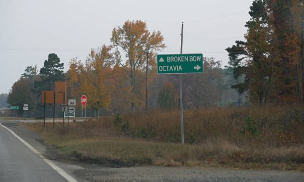 istock Directional road sign at Highway 259 953529882