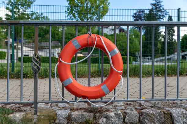 istock Rescue ring on the Rhine 953530414