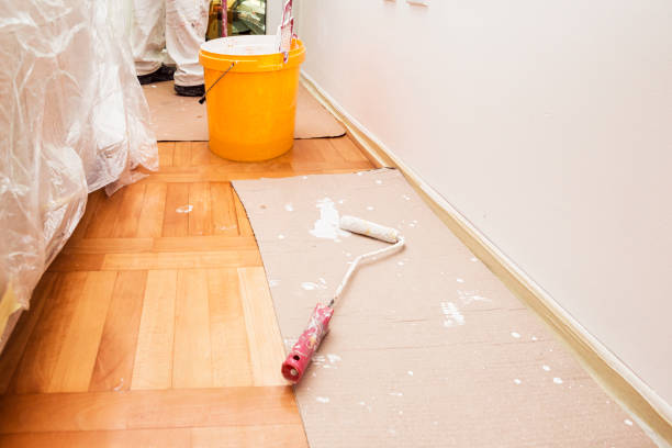 Renovation of the apartment, Dye roller during renovation in the living room