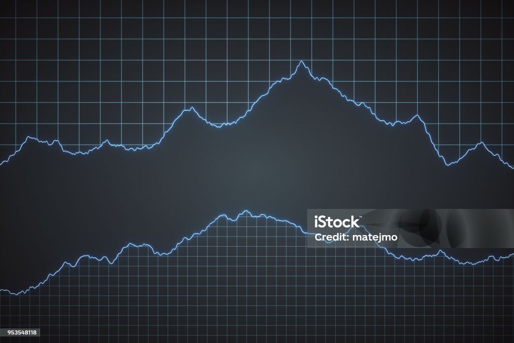 Line Graph Backround Simple Graph Line Background With Copy Space Stock Photo - Download ...