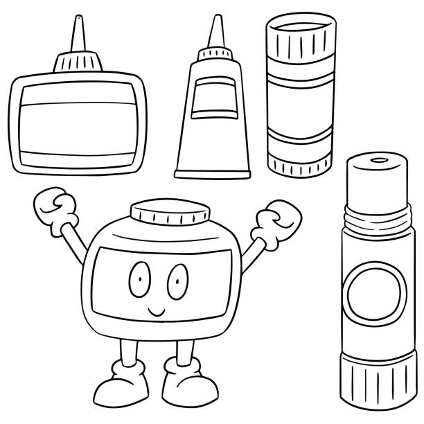 Glue Stick Coloring Pages