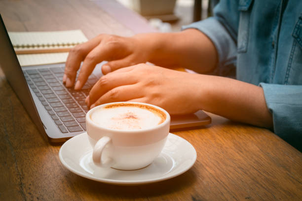 istock Businessman typing the data into laptop for summary; business concept by close up 953553202