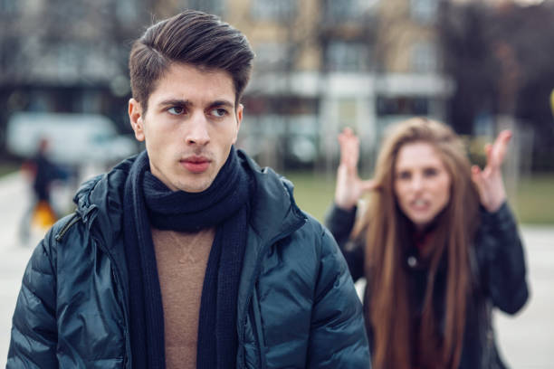 istock Young man ignoring her angry girlfriend 953572382