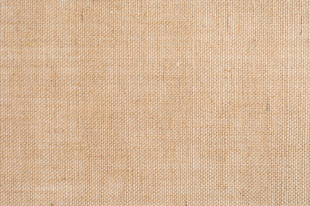 バーラップ質感 - canvas linen burlap textile ストックフォトと画像