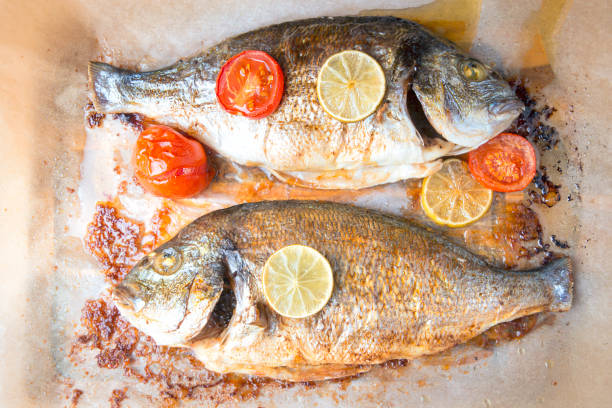 istock Dorado fish cooked in the oven. 953584190