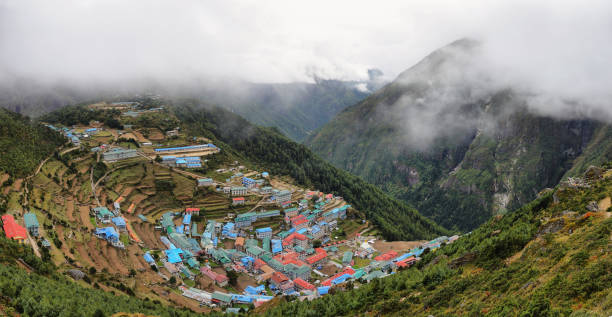 istock Namche Bazaar village, Nepal Himalaya. 953597260