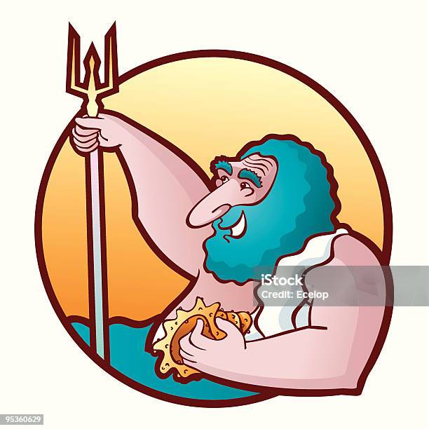 Vetores de Neptune Poseidon e mais imagens de Adulto - Adulto, Amor, Barba