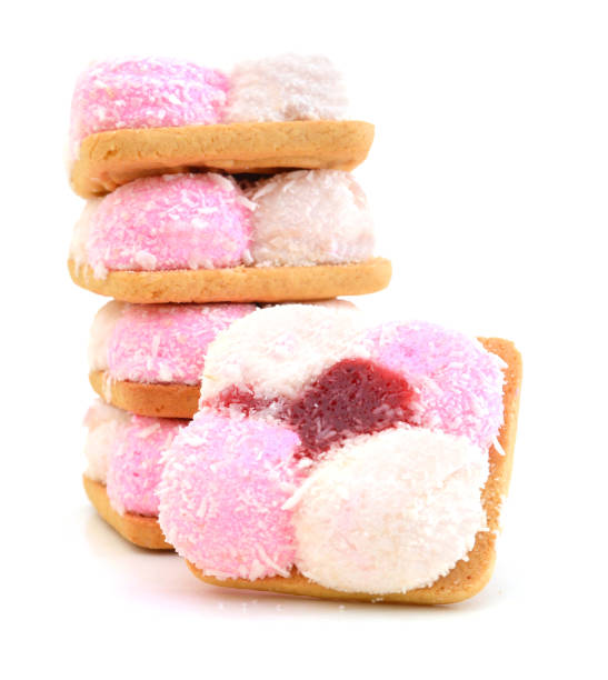istock colorful marshmallow cookies isolated on white background 953611998